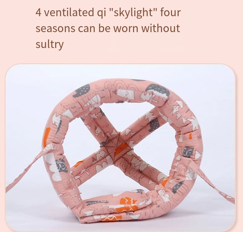 Baby anti-collision hat baby walking anti fall hat children's anti fall head protection hat safe breathable and washable